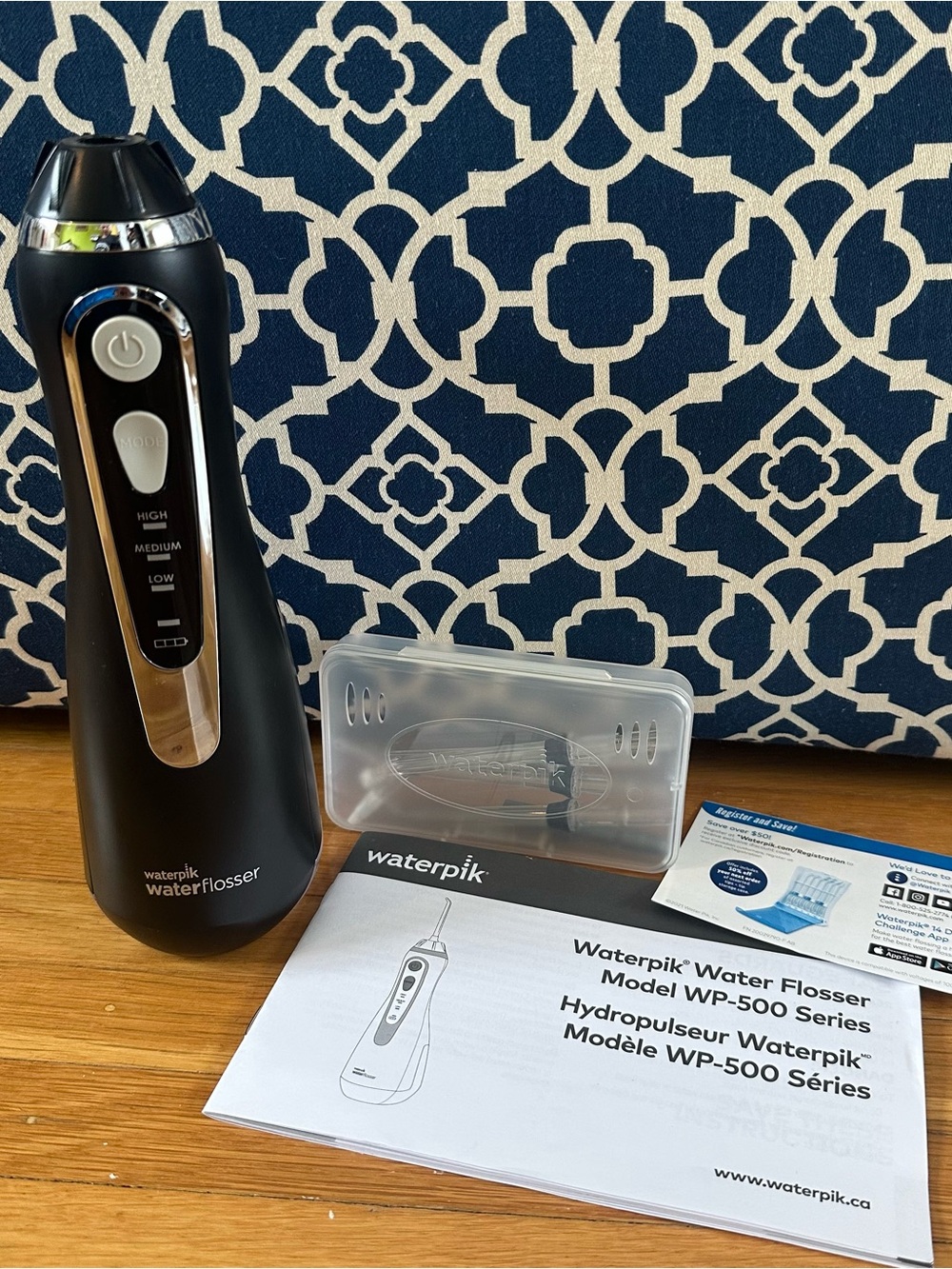 Waterpik Cordless Water Flosser Model WP-500 Series